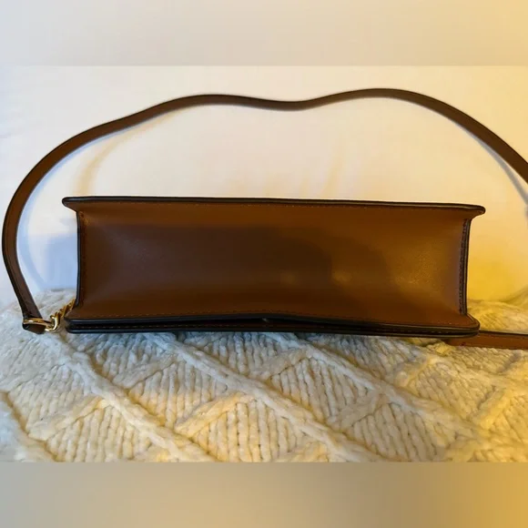 Michael Kors Jet Set Medium Signature Logo Crossbody, Brown - Picture 4 of 8